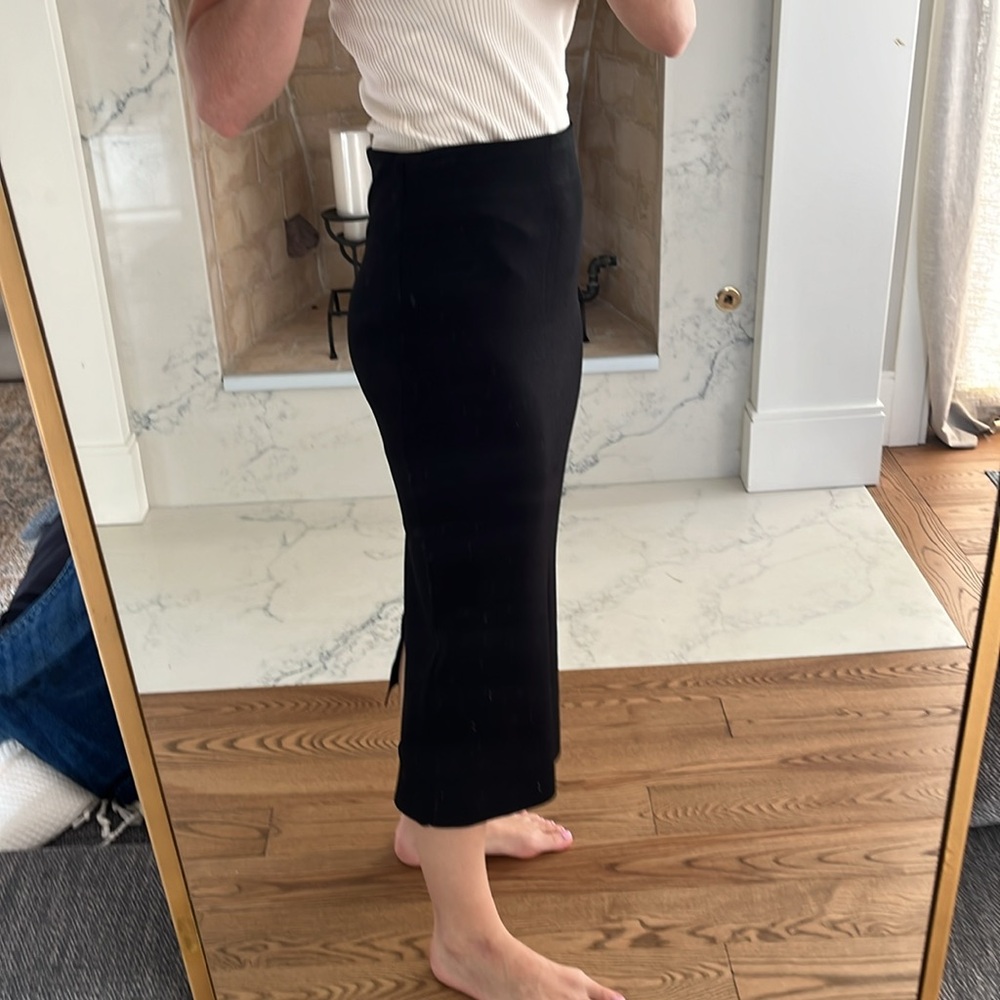 COS Black Midi Pencil Skirt for Work - Picture 3 of 10